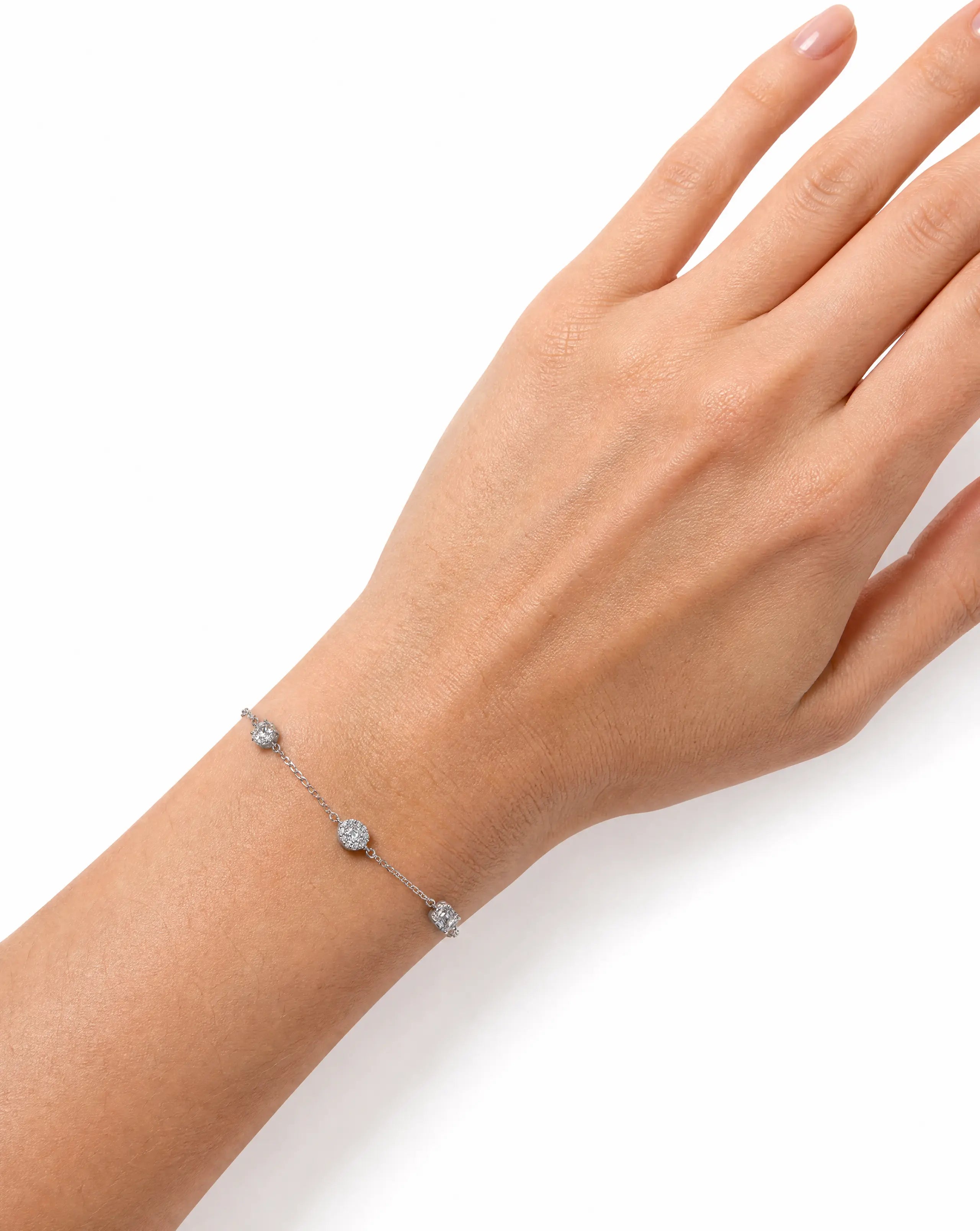 Asteria Crystal Stations Bracelet Delisa Jewelry
