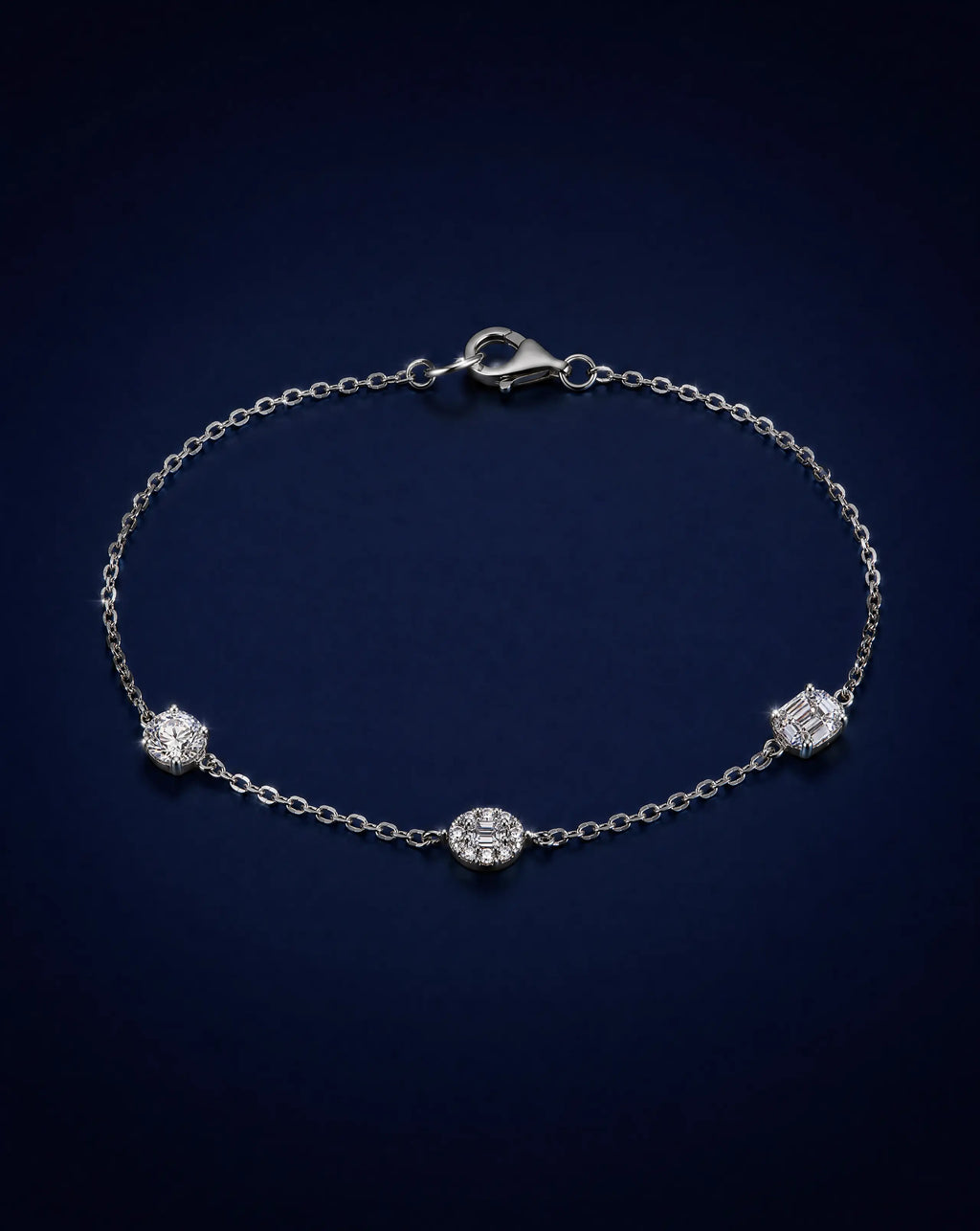 Asteria Crystal Stations Bracelet Delisa Jewelry