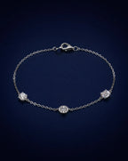 Asteria Crystal Stations Bracelet Delisa Jewelry