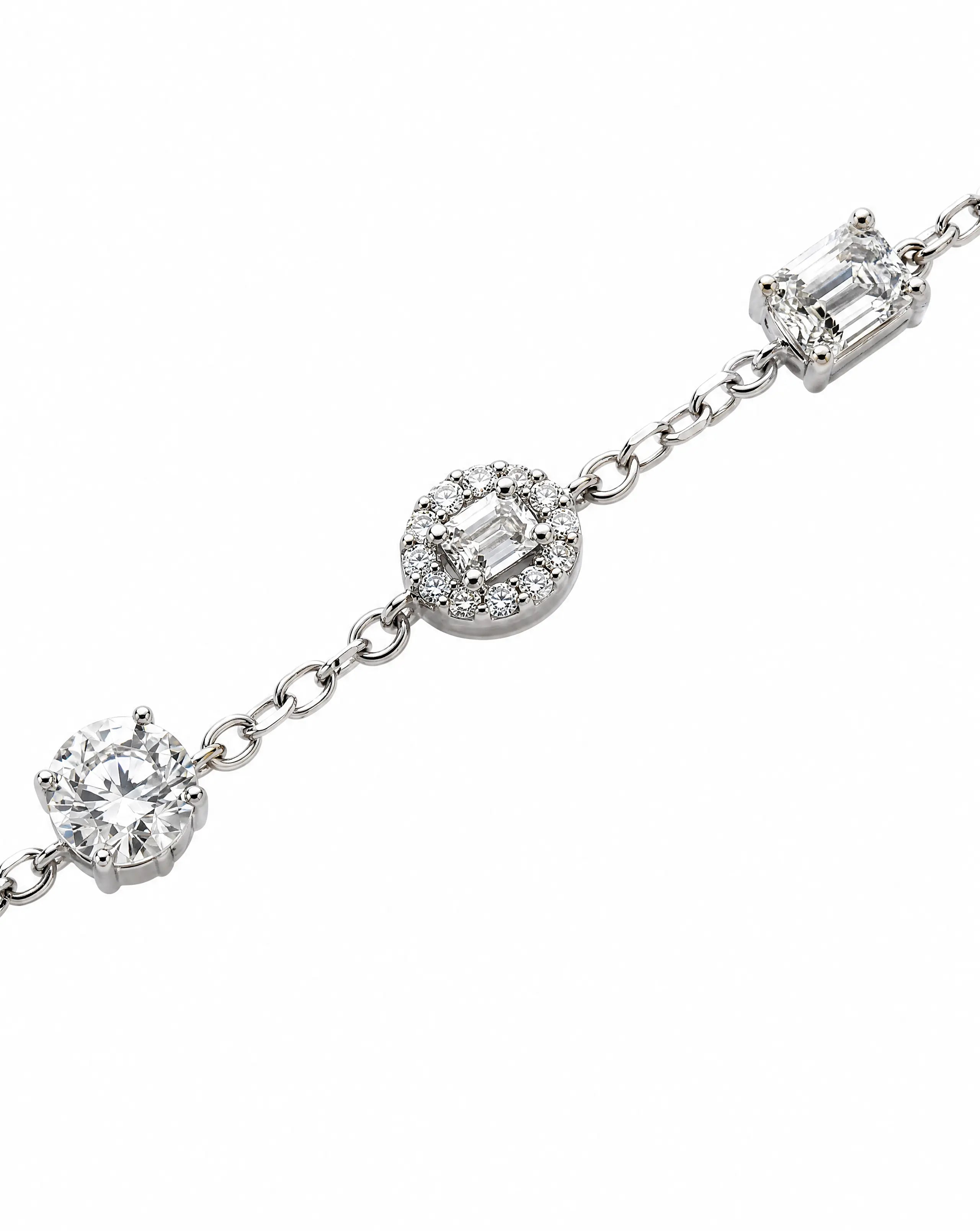 Asteria Crystal Stations Bracelet Delisa Jewelry