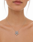 Asteria Bloom Pendant Necklace Delisa Jewelry