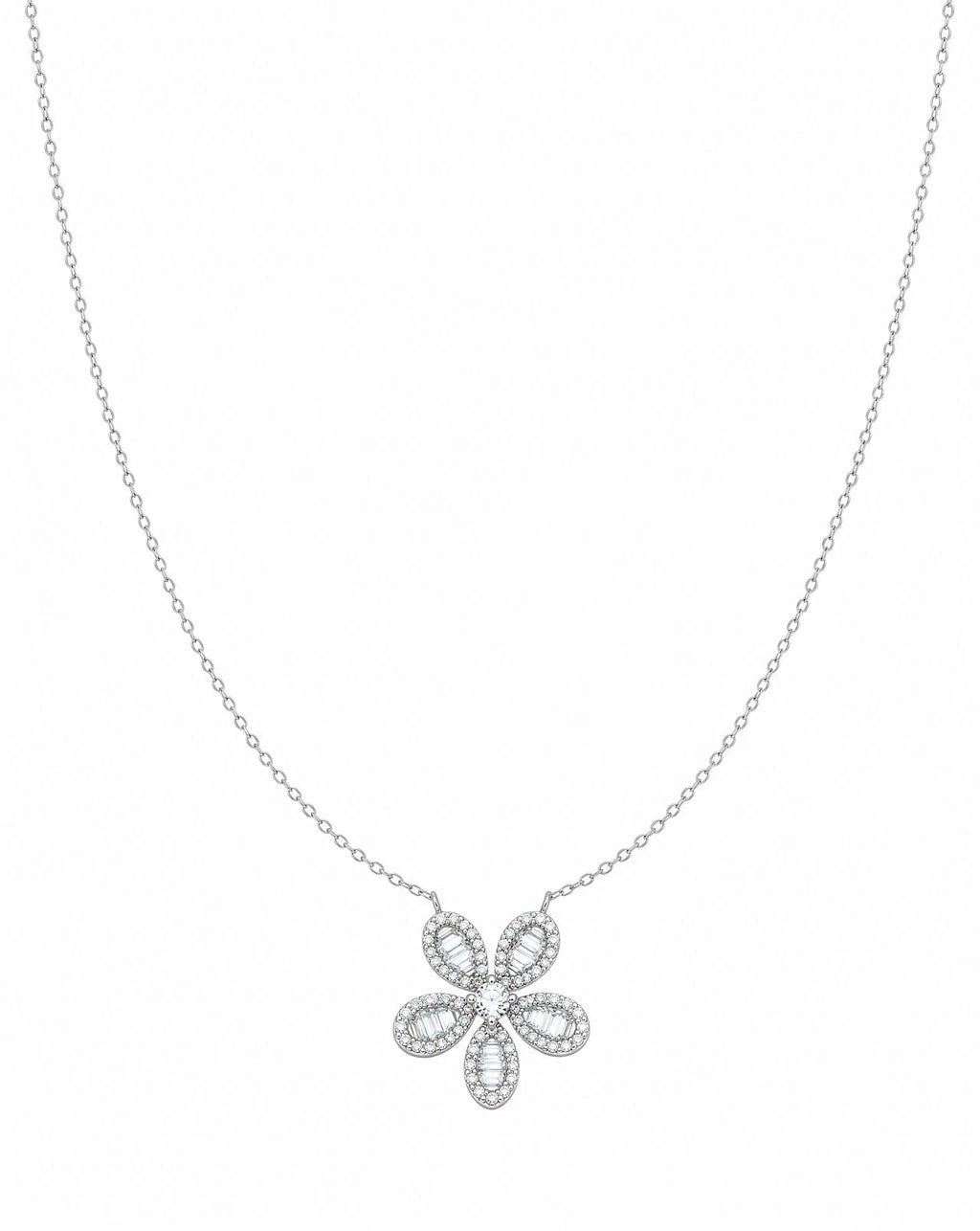 Asteria Bloom Pendant Necklace Delisa Jewelry
