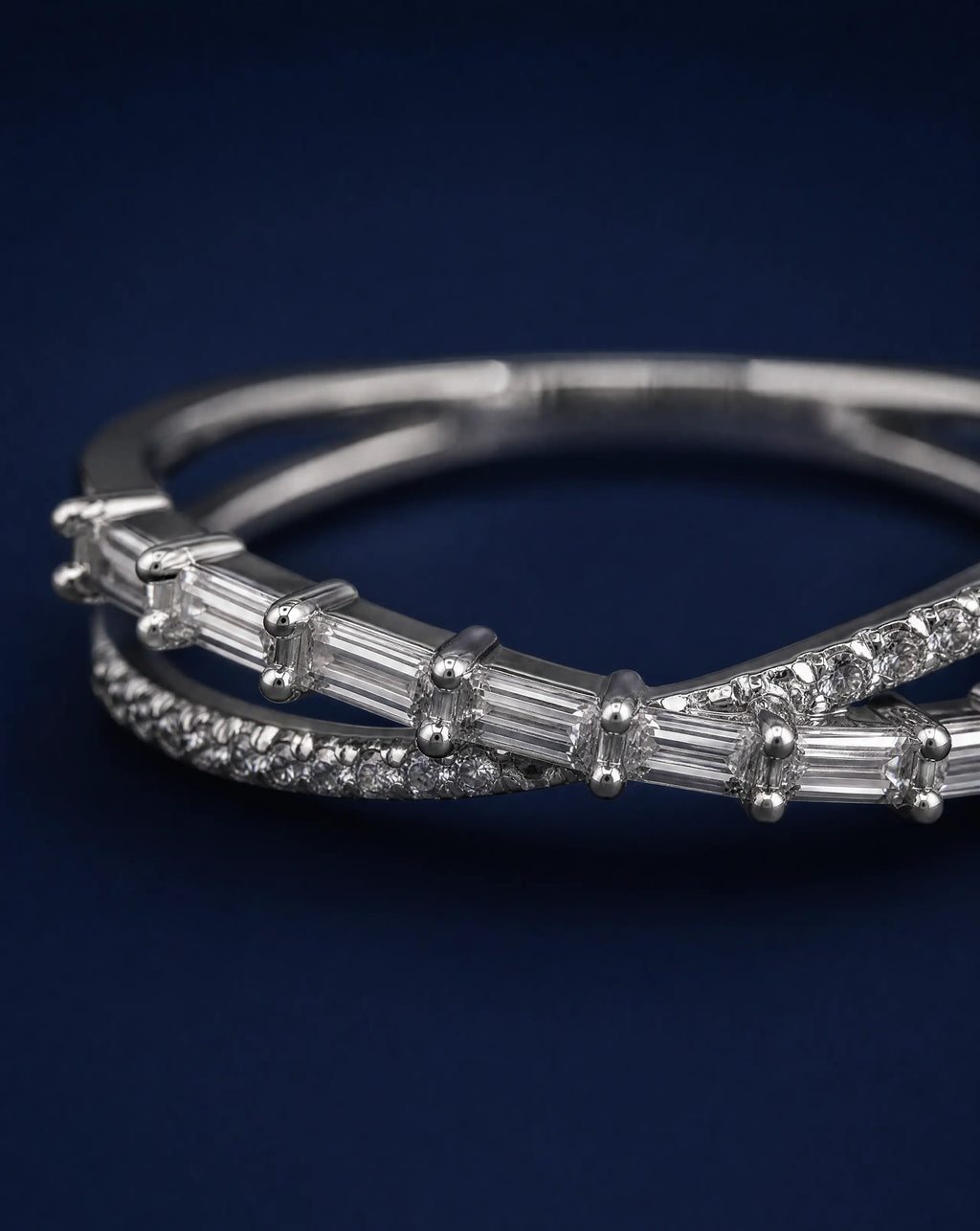 Asteria Dual Line Ring Delisa Jewelry