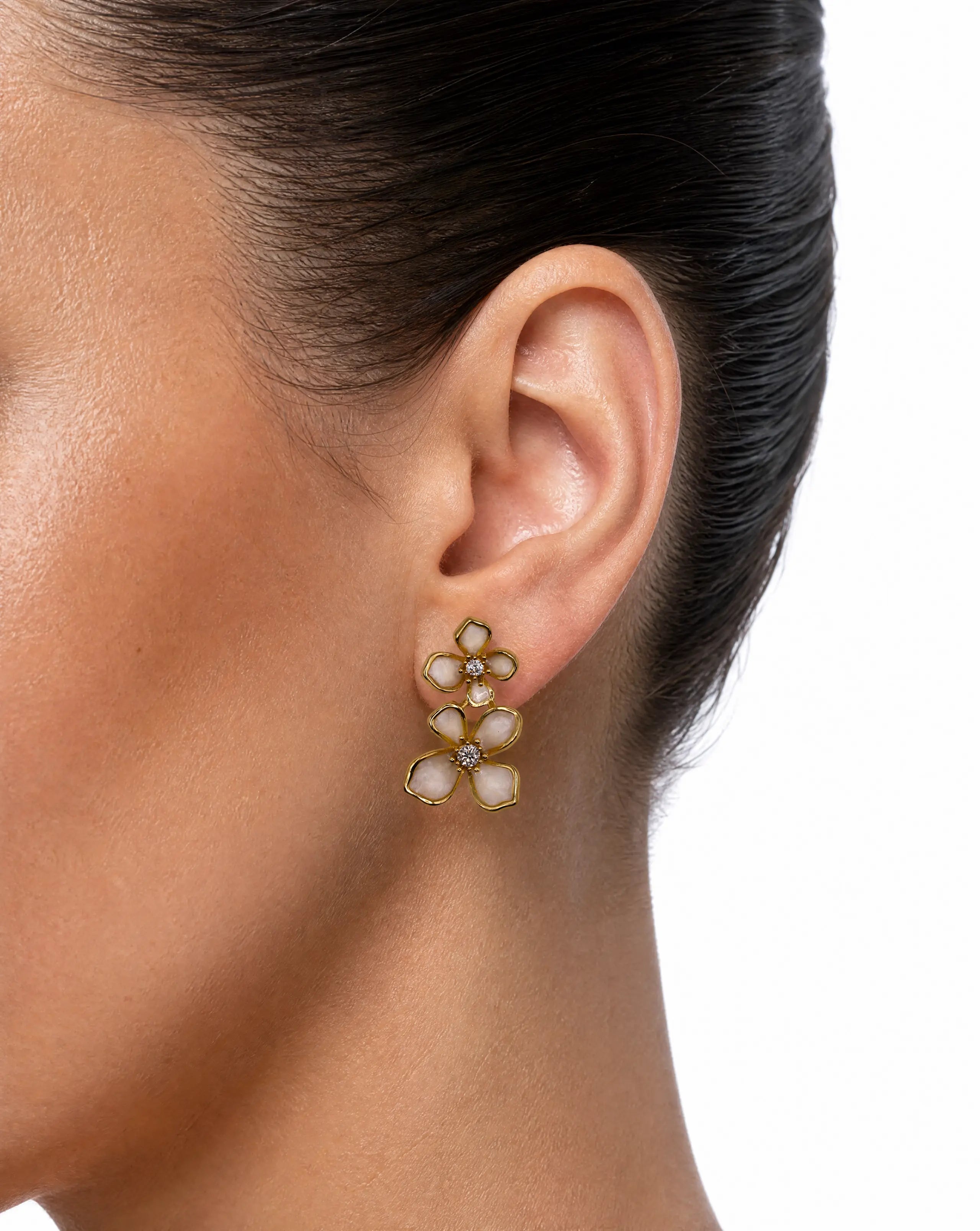 Asteria Blossom Stud Earrings