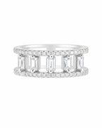 Asteria Emerald Cut Statement Ring