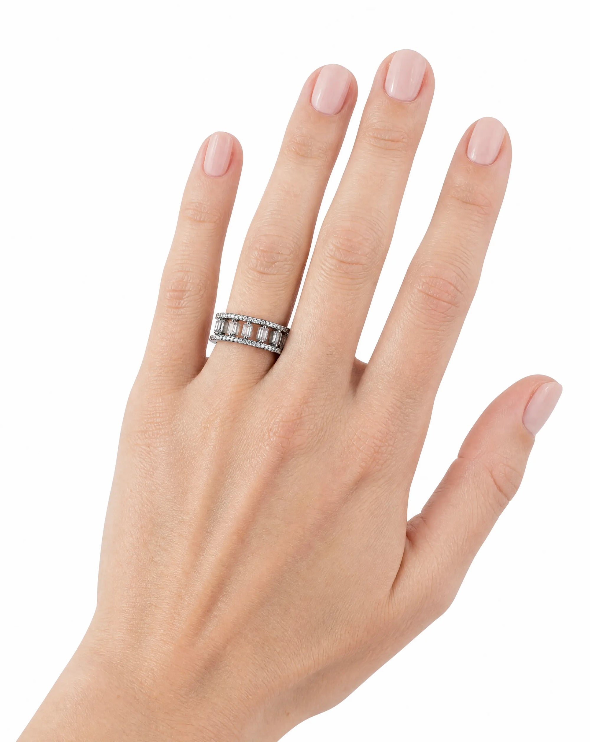 Asteria Emerald Cut Statement Ring