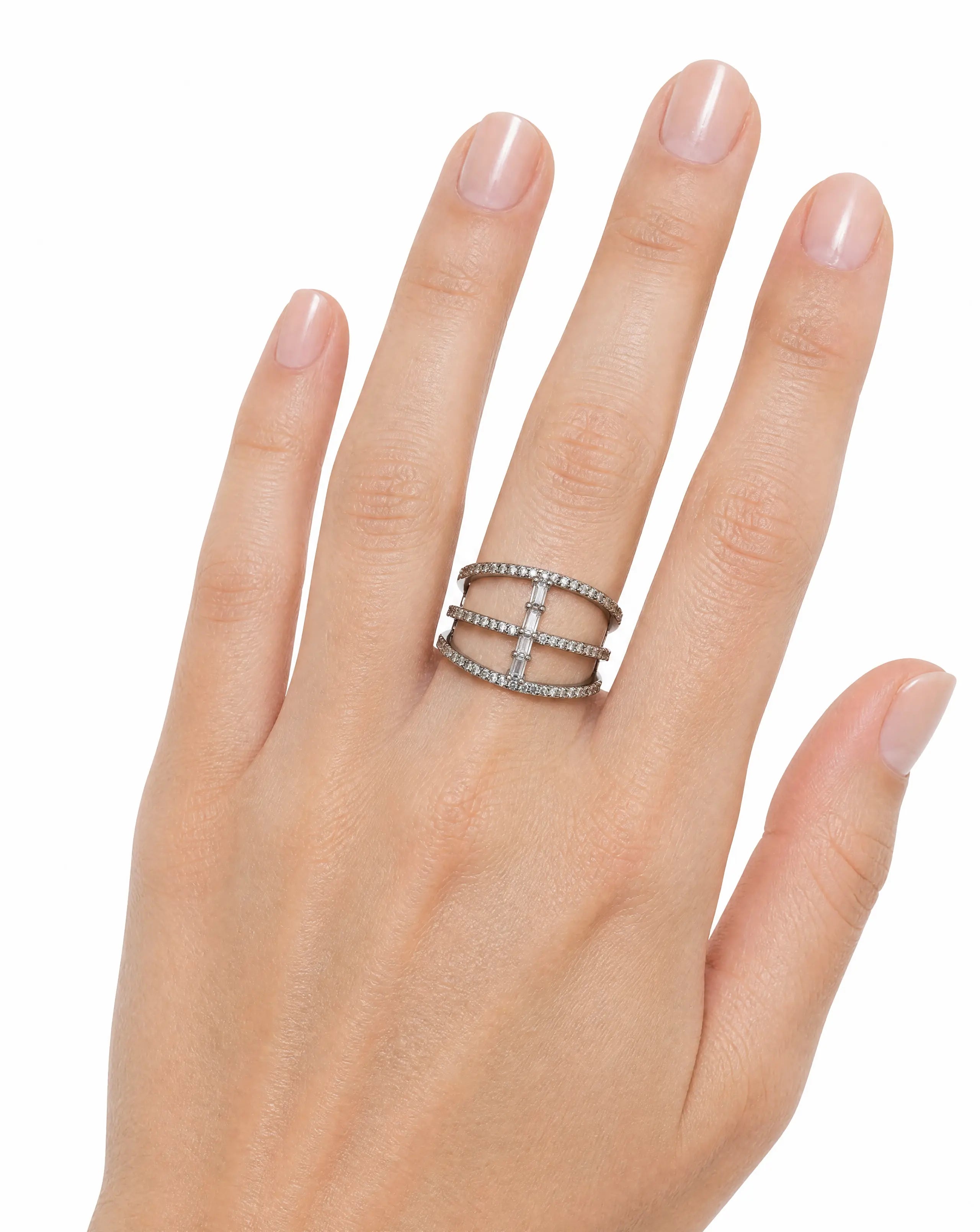 Asteria Infinity Frame Ring Delisa Jewelry