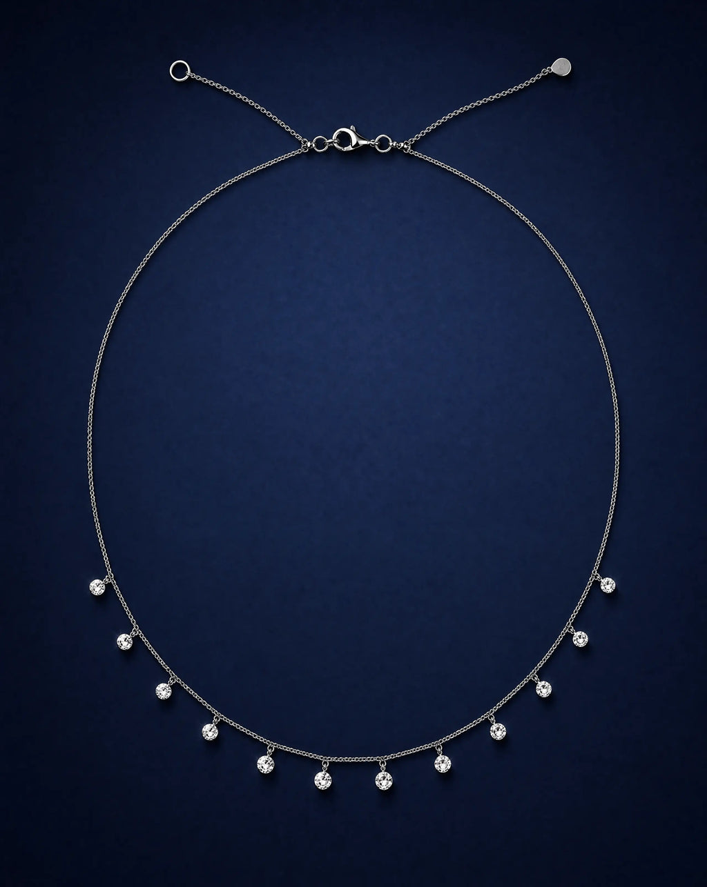 Delisa Luna Diamond Drop Necklace Delisa Jewelry