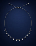 Delisa Luna Diamond Drop Necklace Delisa Jewelry