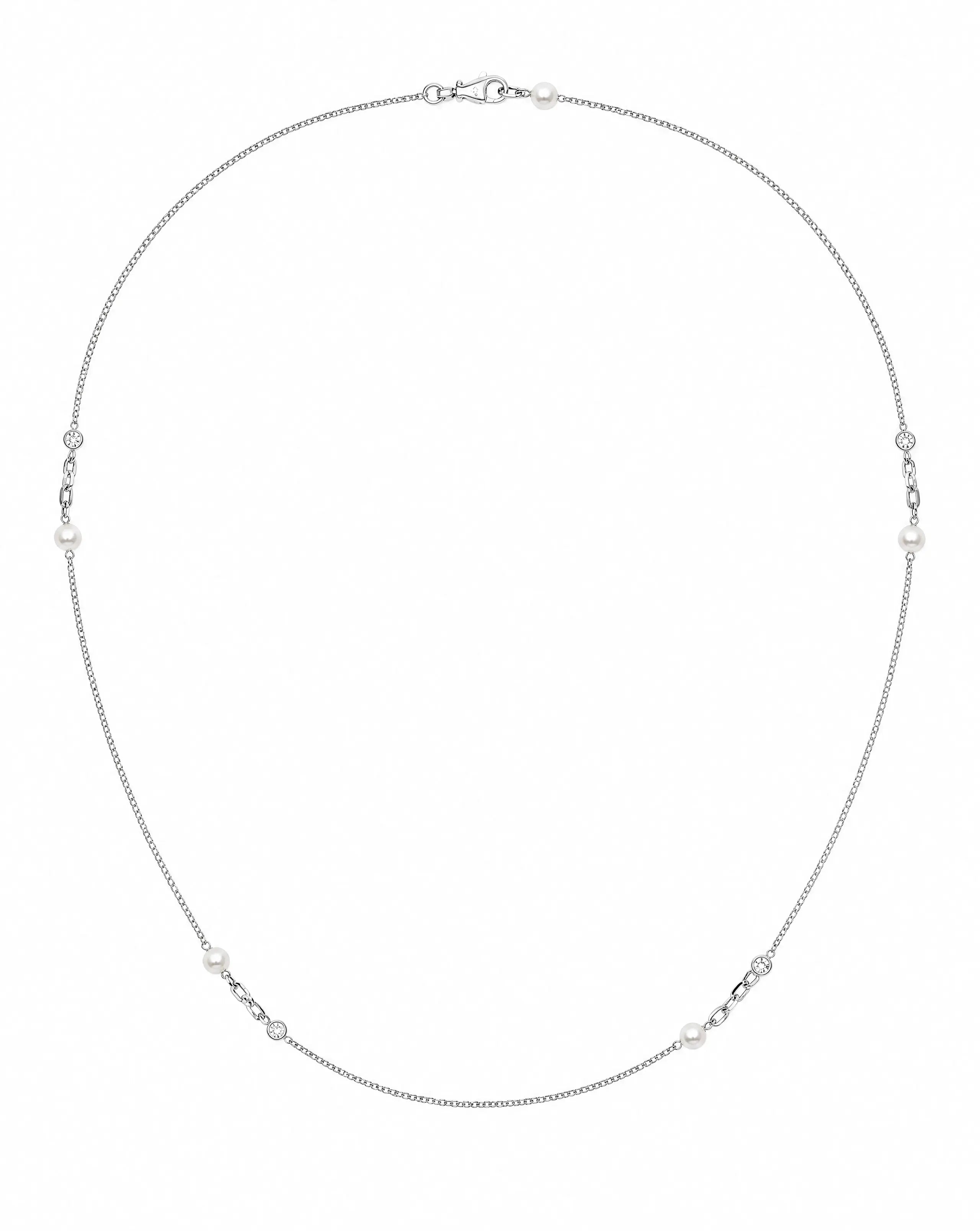 Pearl Muse Long Pearl Necklace Delisa Jewelry