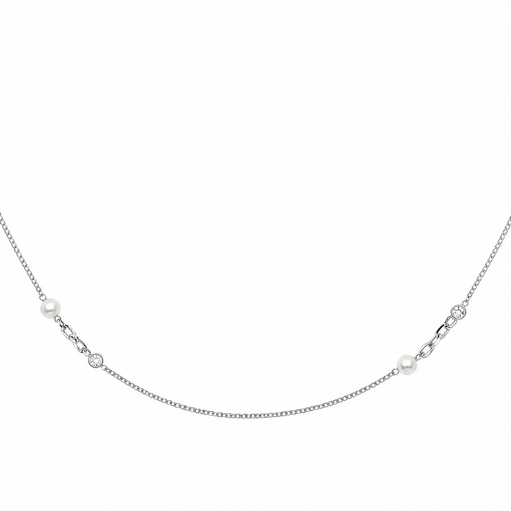 Pearl Muse Long Pearl Necklace Delisa Jewelry
