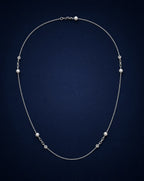 Pearl Muse Long Pearl Necklace Delisa Jewelry