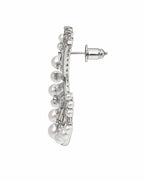 Pearl Muse Statement Halo Earrings Delisa Jewelry
