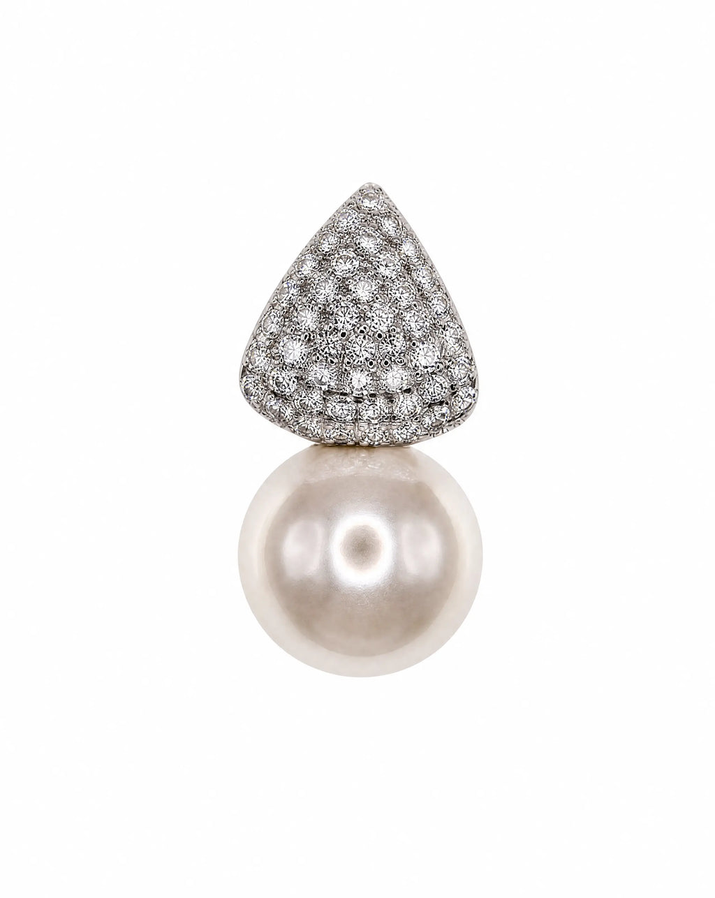 Pearl Muse Pavé Pearl Drop Earrings Delisa Jewelry