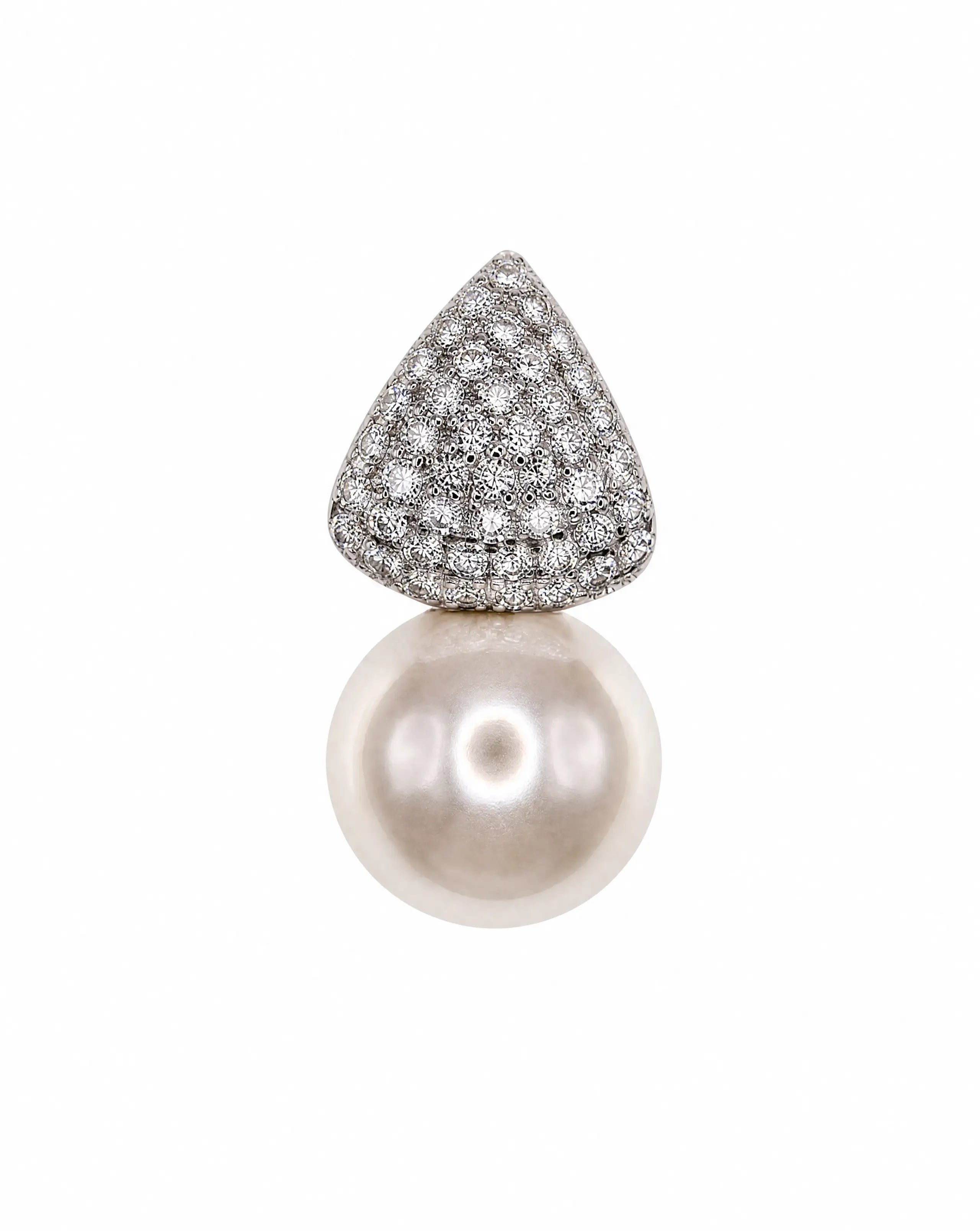 Pearl Muse Pavé Pearl Drop Earrings Delisa Jewelry