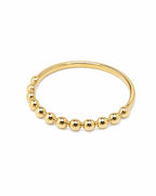 14K Gold beaded ring 