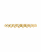 Rising Star Beaded Gold Ring