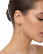 Rising Star Orbit Drop Earrings Delisa Jewelry