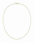 Rising Star Pearl Chain Necklace Delisa Jewelry