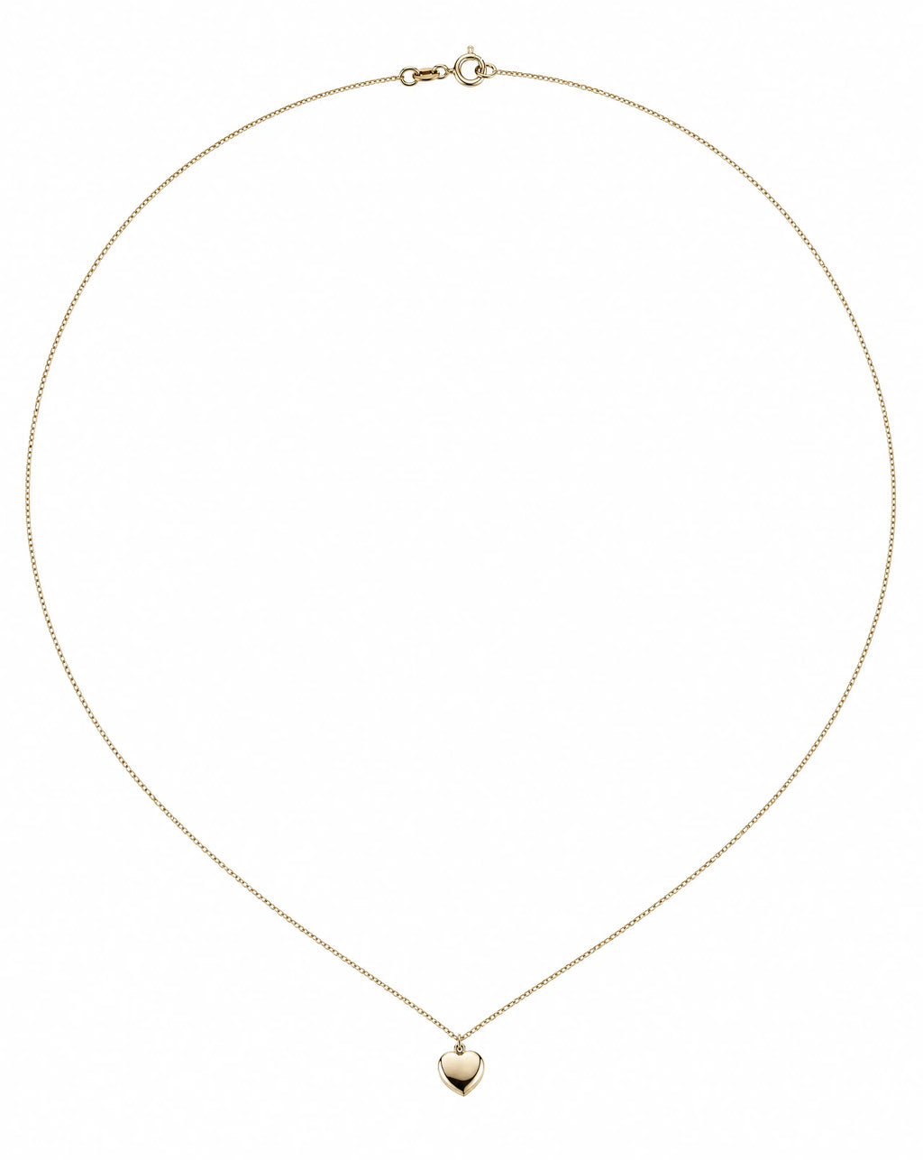 Rising Star Minimal Heart Necklace Delisa Jewelry