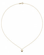 Rising Star Minimal Heart Necklace Delisa Jewelry