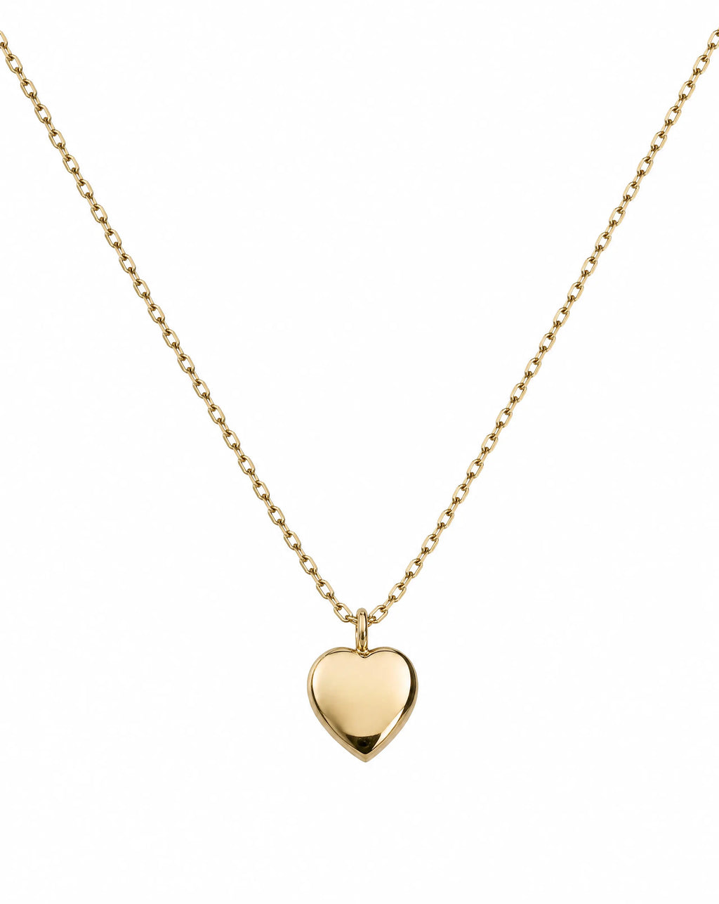 Rising Star Minimal Heart Necklace Delisa Jewelry