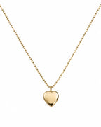 Rising Star Minimal Heart Necklace Delisa Jewelry