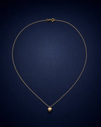 Rising Star Minimal Heart Necklace Delisa Jewelry