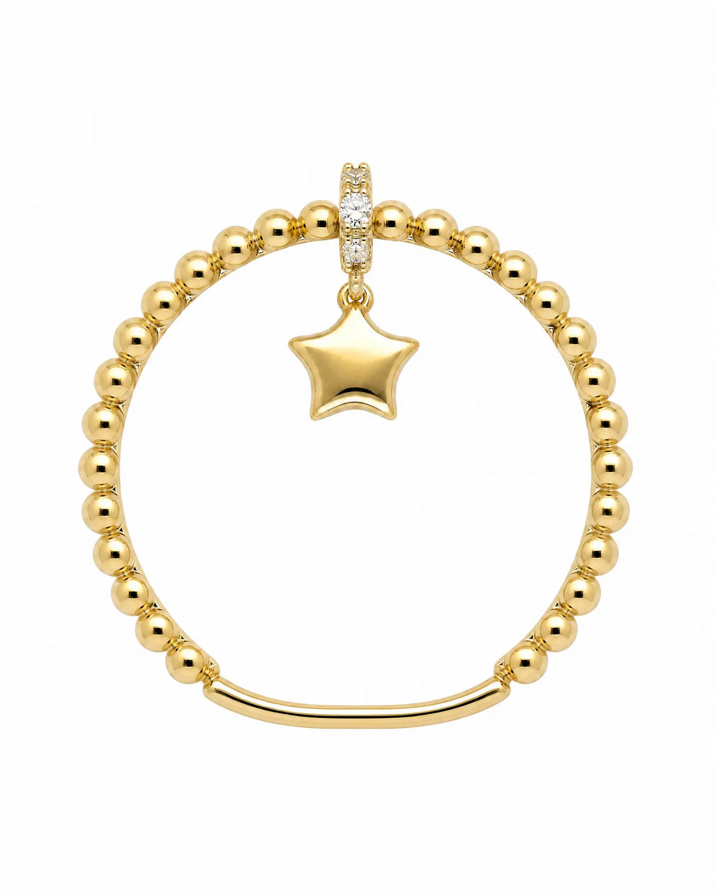 Rising Star Star Charm Ring