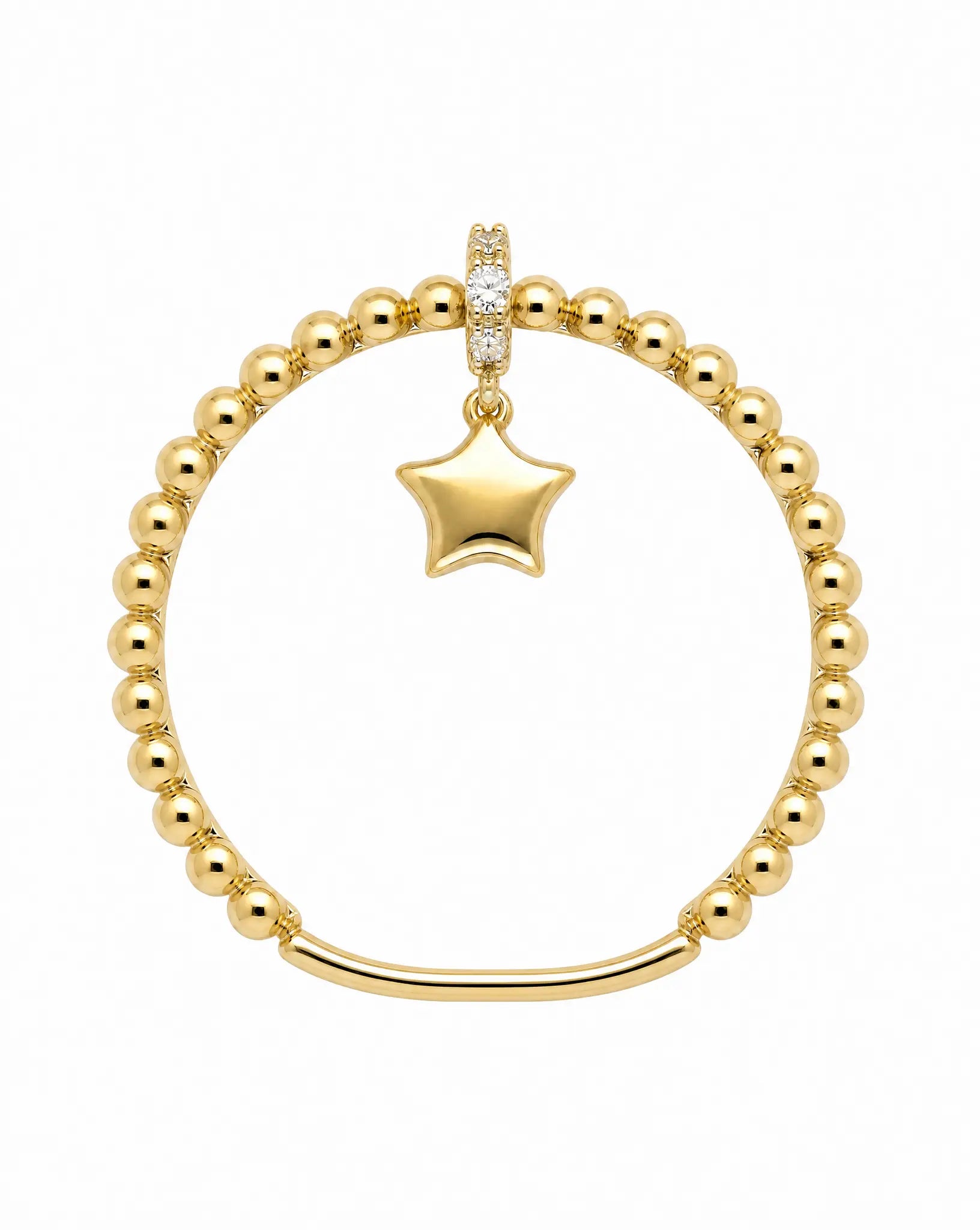 Rising Star Star Charm Ring