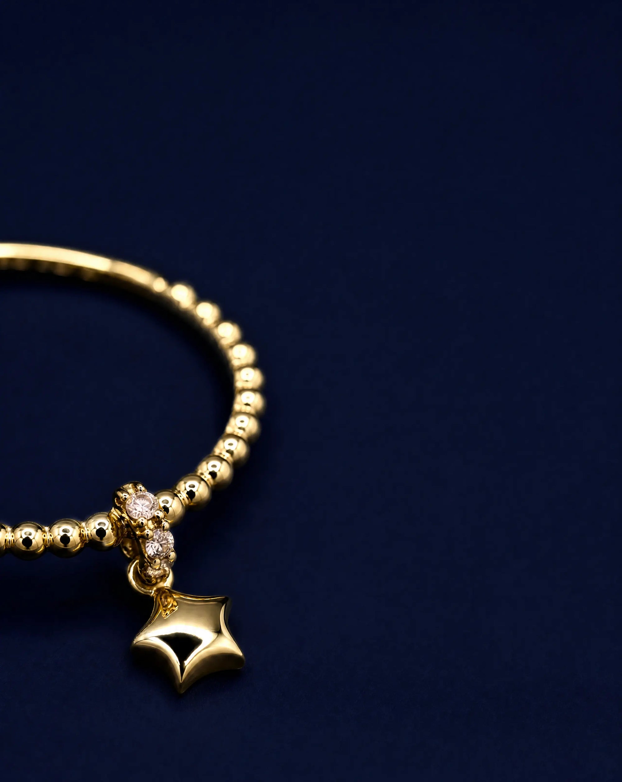 Rising Star Star Charm Ring Delisa Jewelry