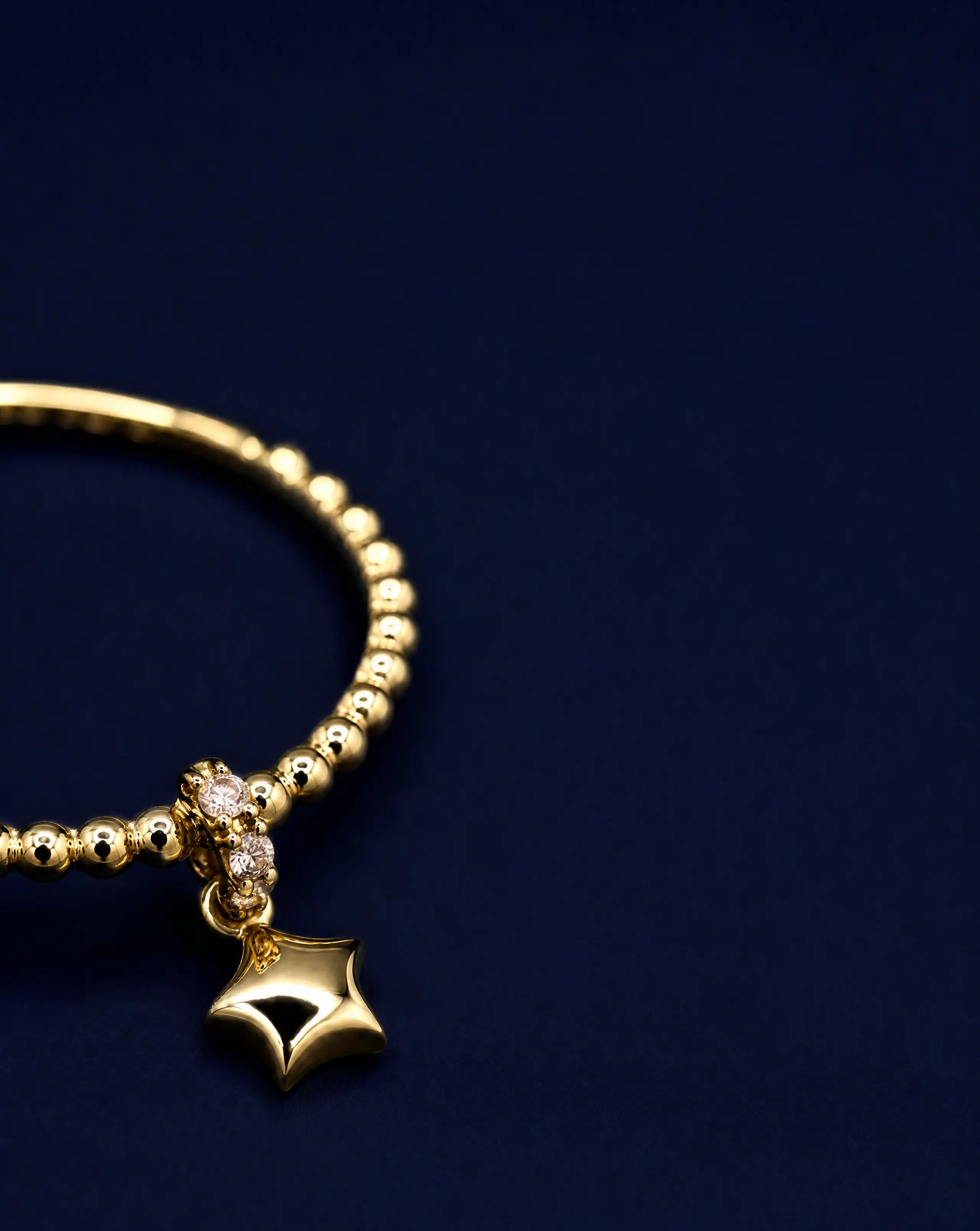 Rising Star Star Charm Ring Delisa Jewelry
