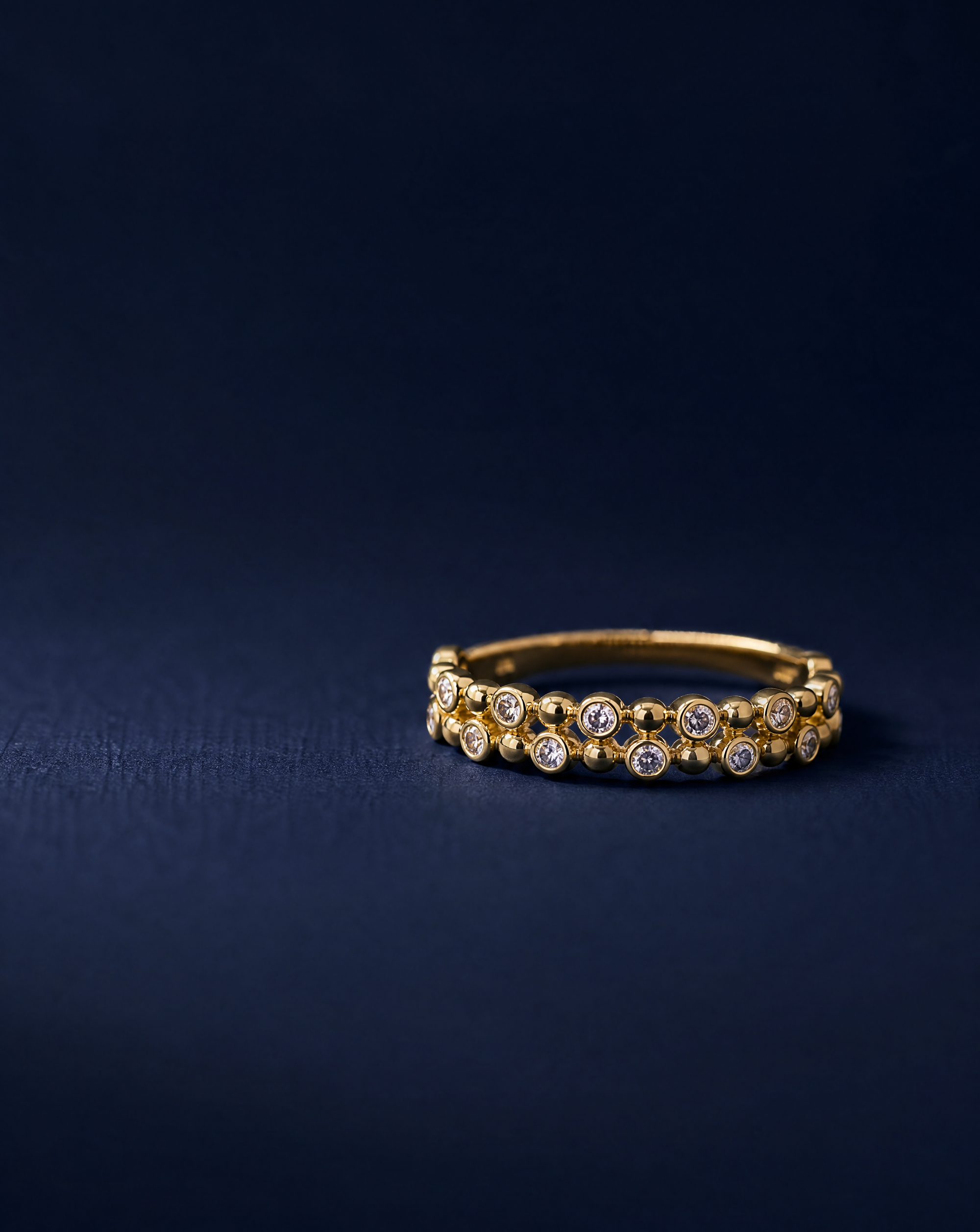Rising Star Double Band Ring Delisa Jewelry