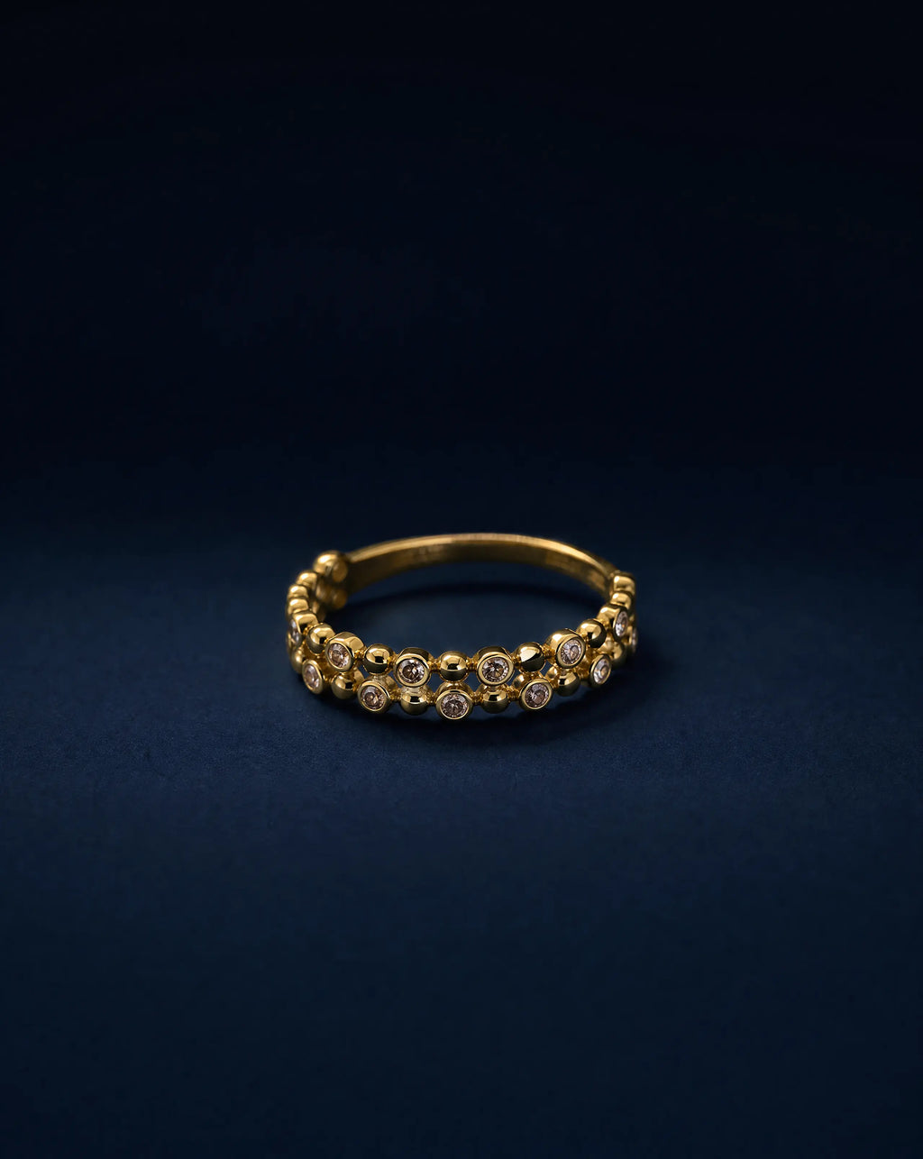 Rising Star Double Band Ring Delisa Jewelry