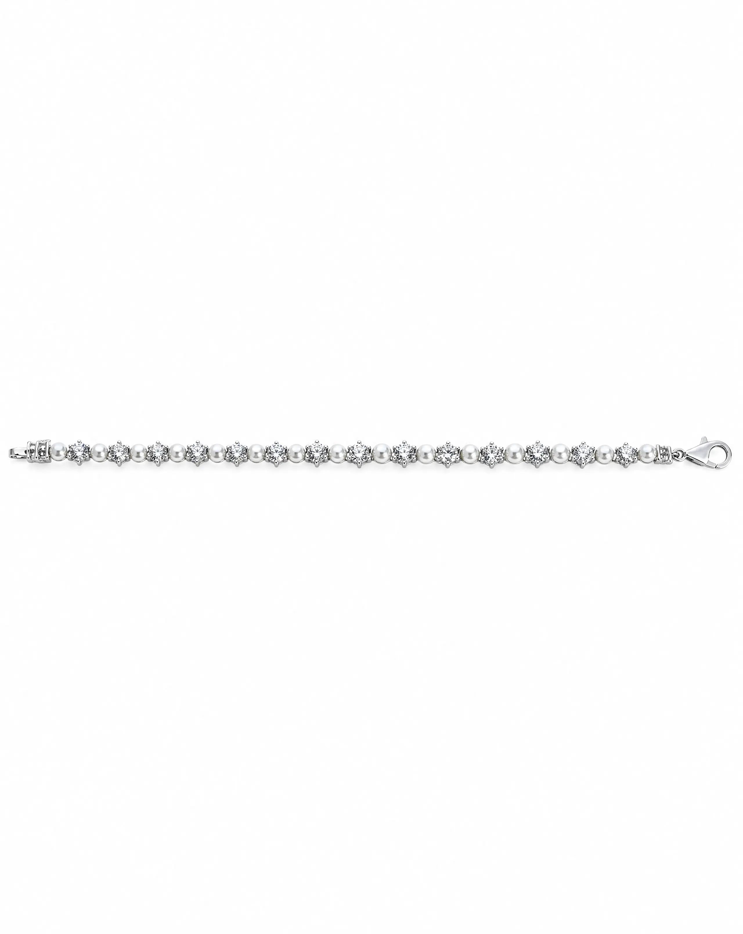 Asteria Pearl Tennis Bracelet Delisa Jewelry