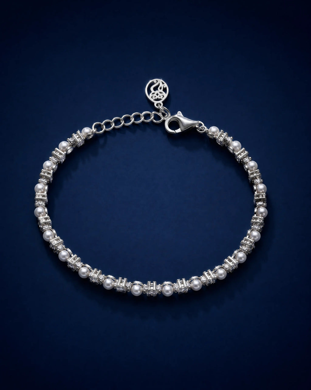 Asteria Pearl Tennis Bracelet Delisa Jewelry
