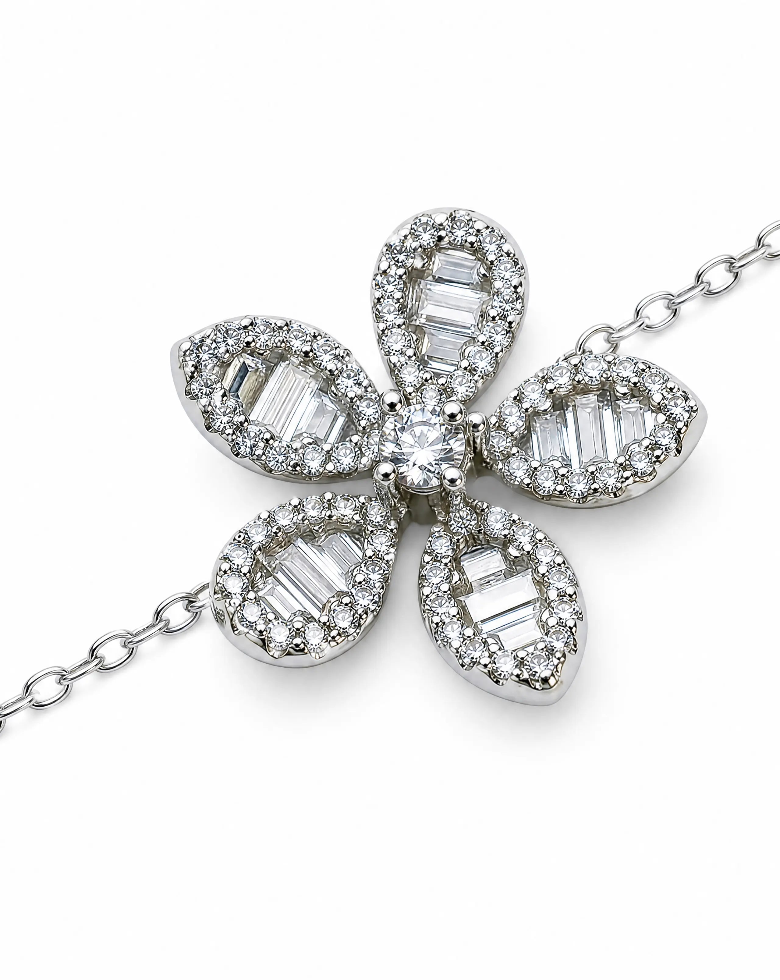 Asteria Blossom Crystal Bracelet Delisa Jewelry