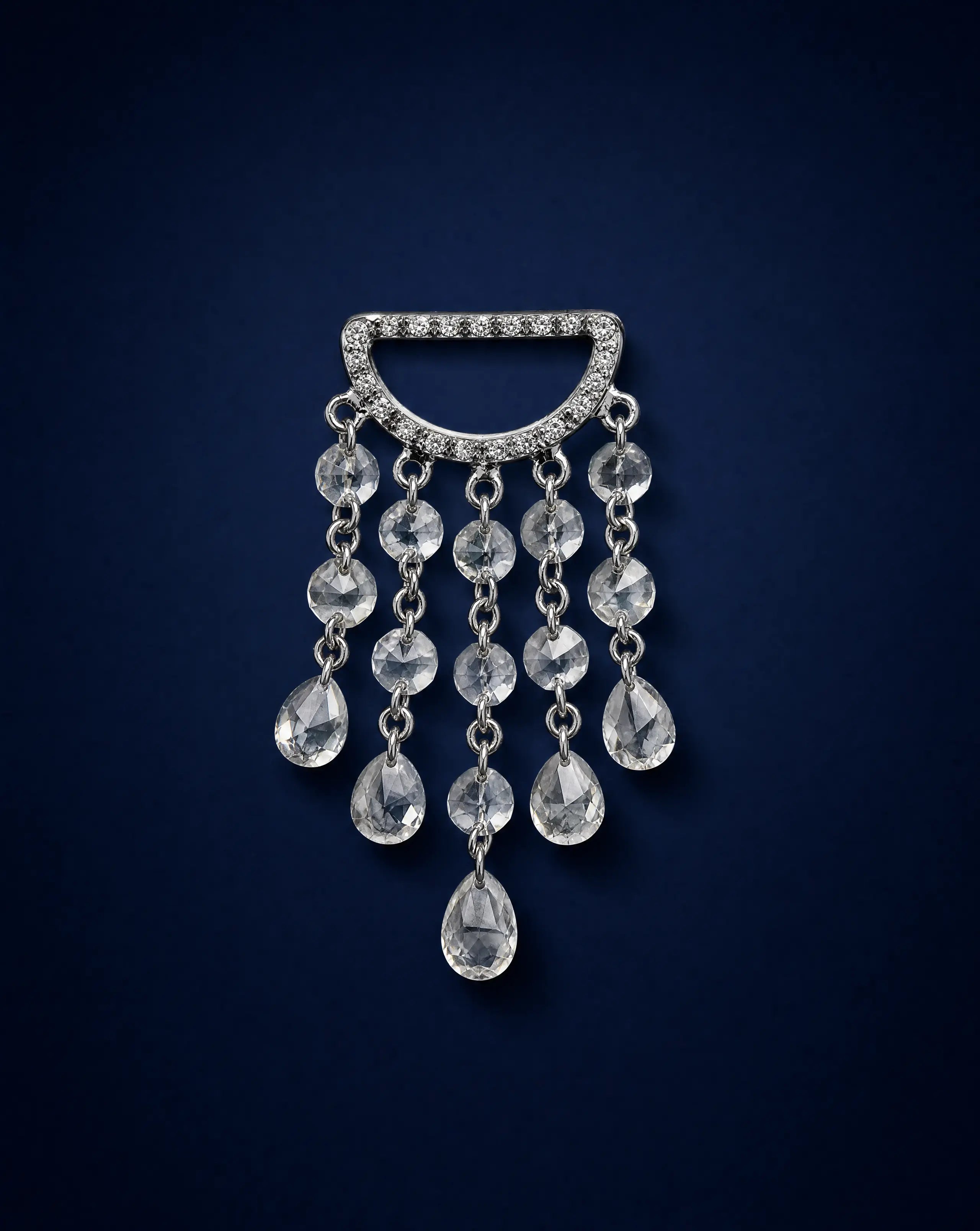 Delisa Celestia Diamond Cascade Earrings Delisa Jewelry