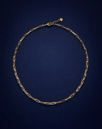 Rising Star Link Choker Necklace Delisa Jewelry