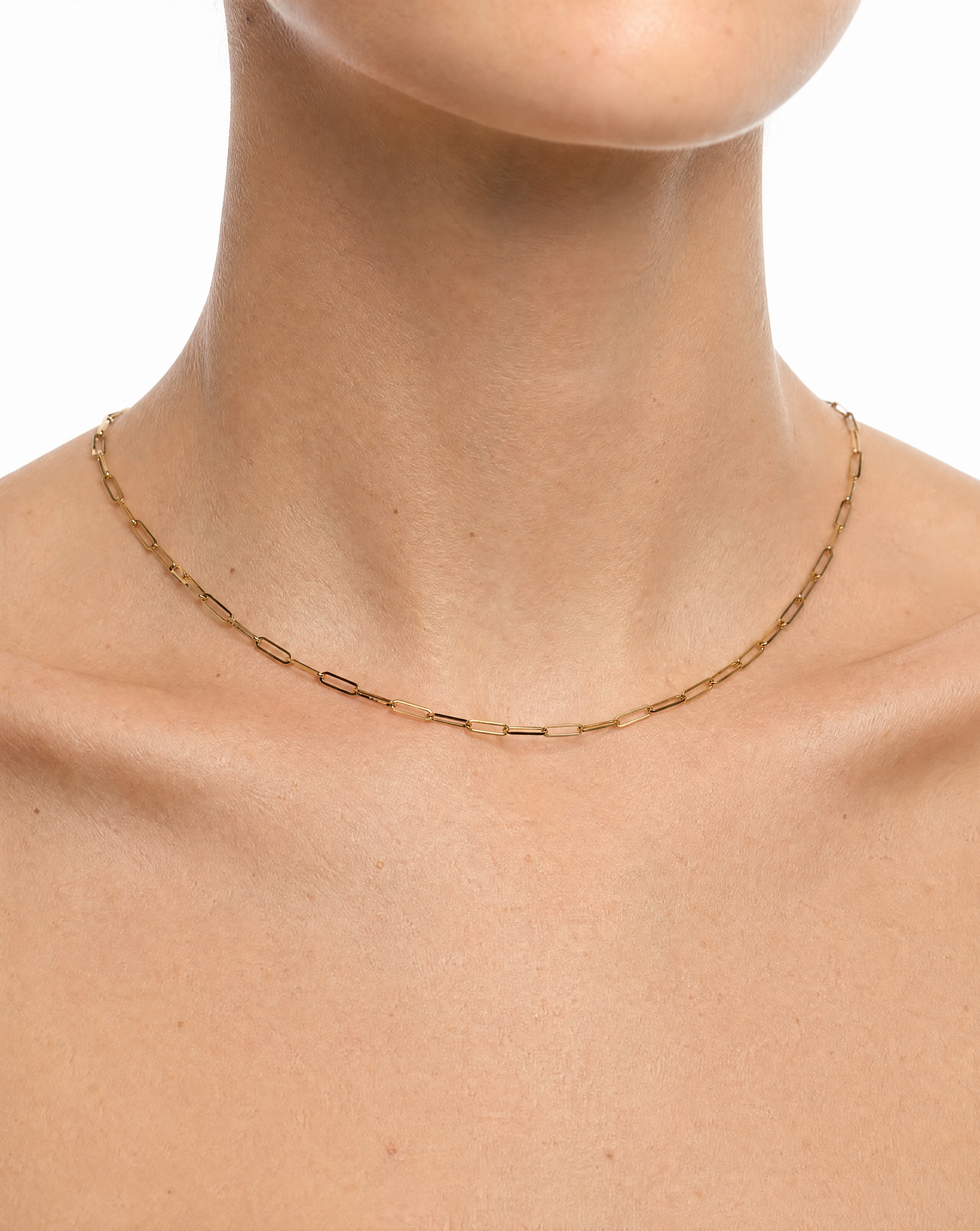 Rising Star Link Choker Necklace Delisa Jewelry