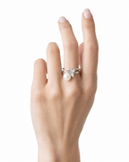 Asteria Pearl Bloom Ring Delisa Jewelry