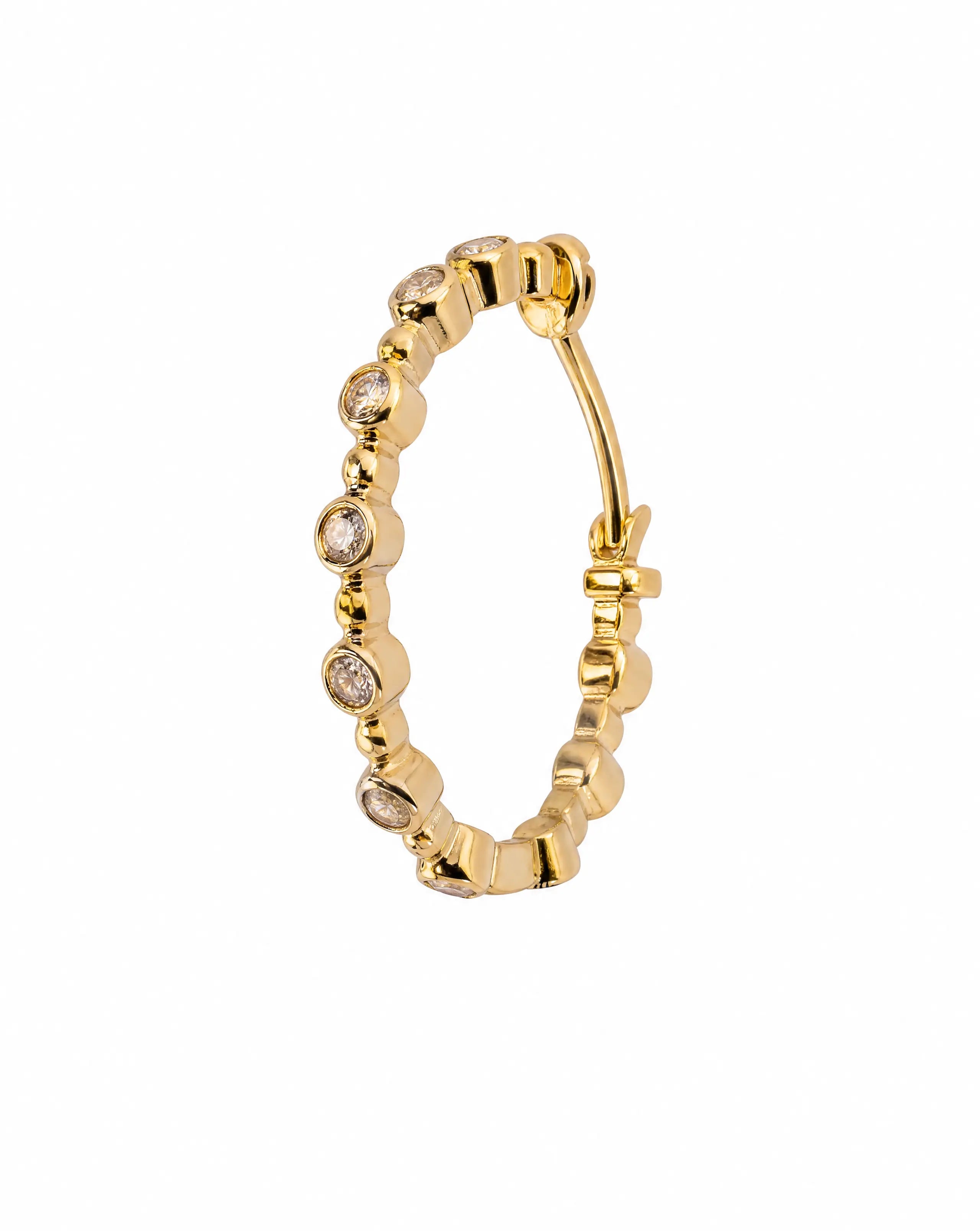 14K gold hoop earrings
