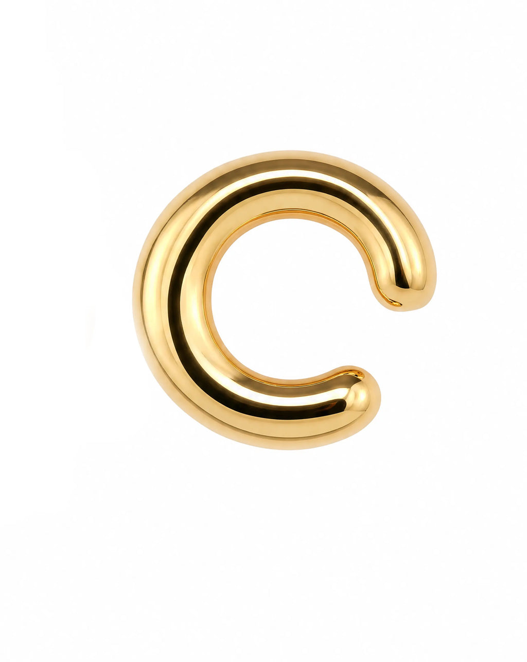 Asteria Sculptural Gold Ear Cuff Delisa Jewelry