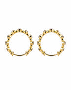 14K gold hoop earrings
