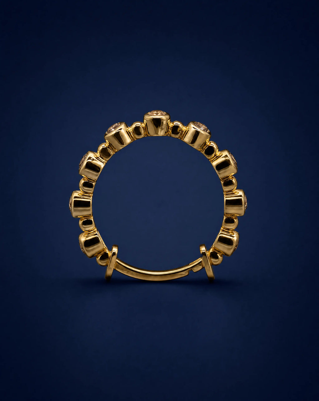 14K gold hoop earrings