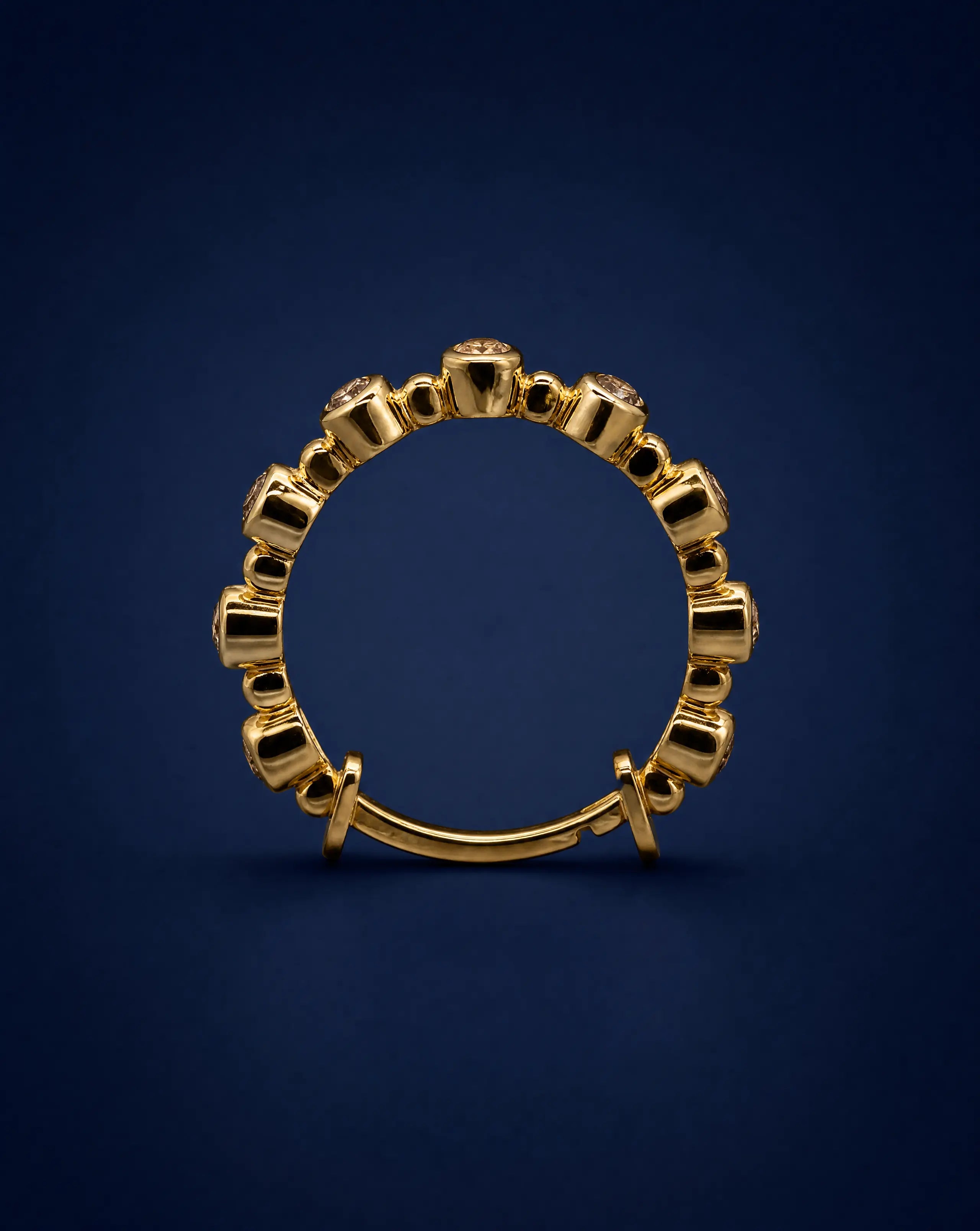 14K gold hoop earrings