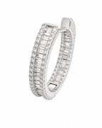 Asteria Pavé Hoop Earrings Delisa Jewelry