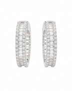 Asteria Pavé Hoop Earrings Delisa Jewelry