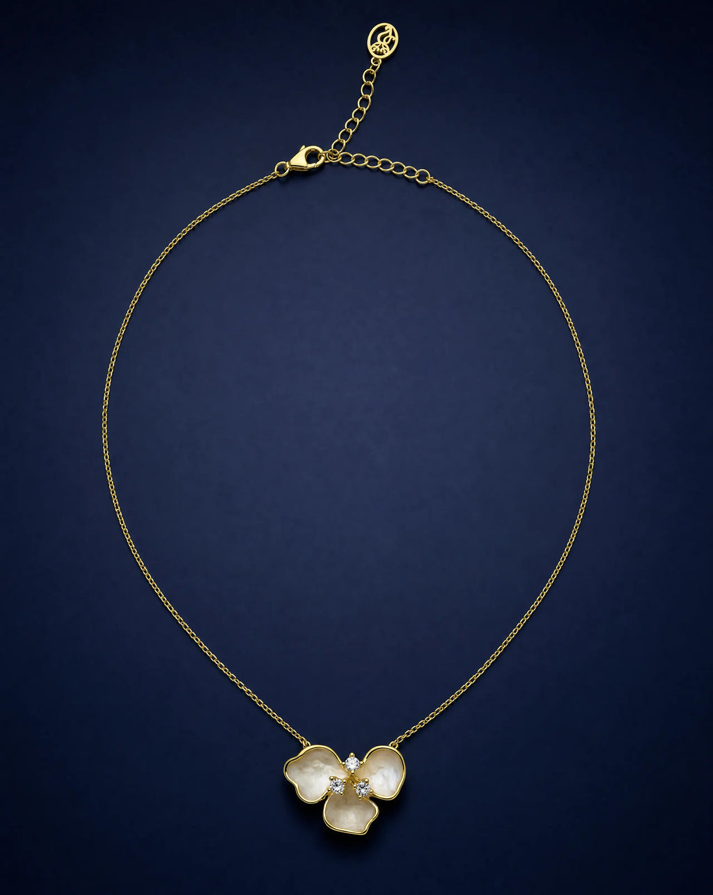 Asteria Blossom Chain Necklace Delisa Jewelry