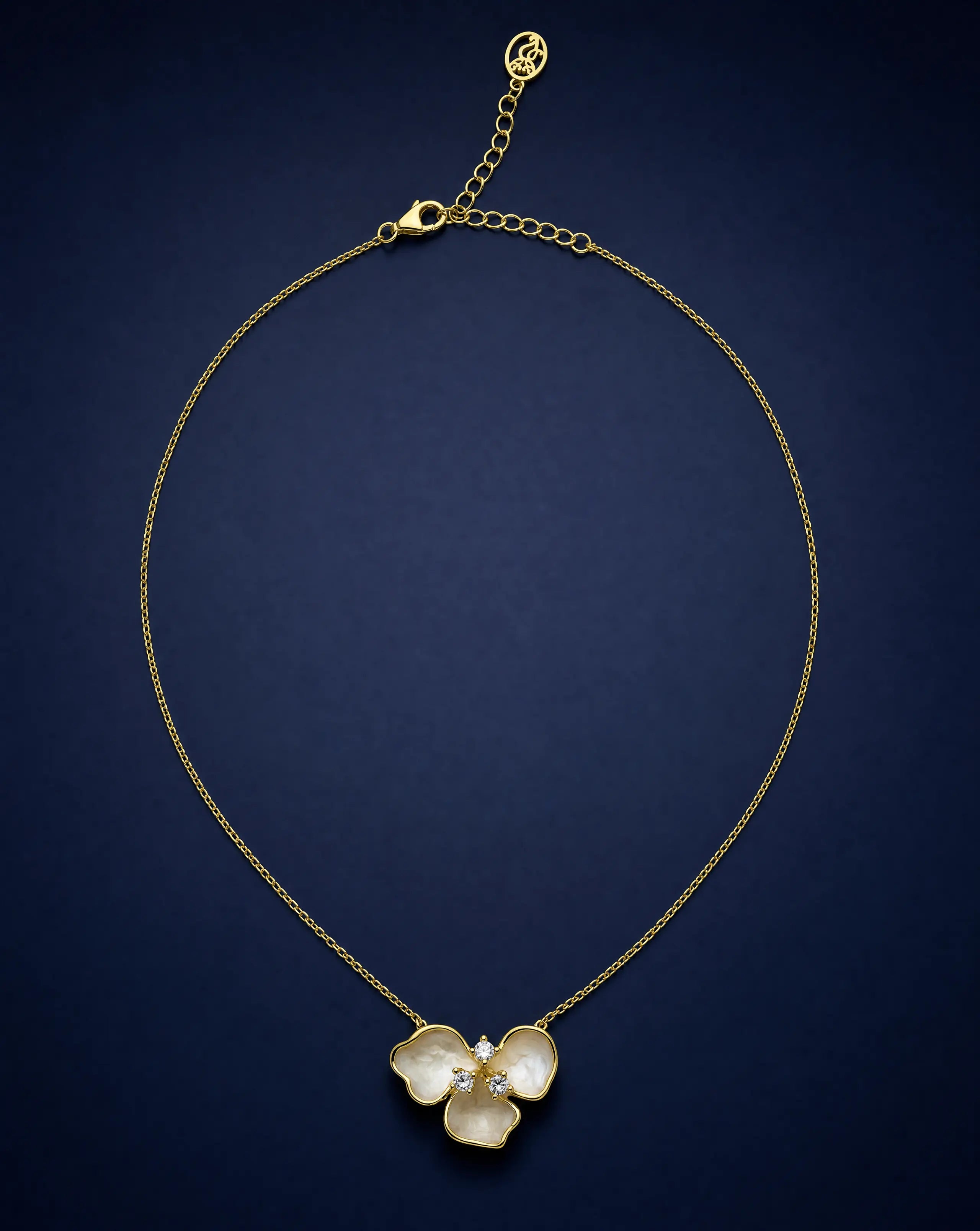 Asteria Blossom Chain Necklace Delisa Jewelry